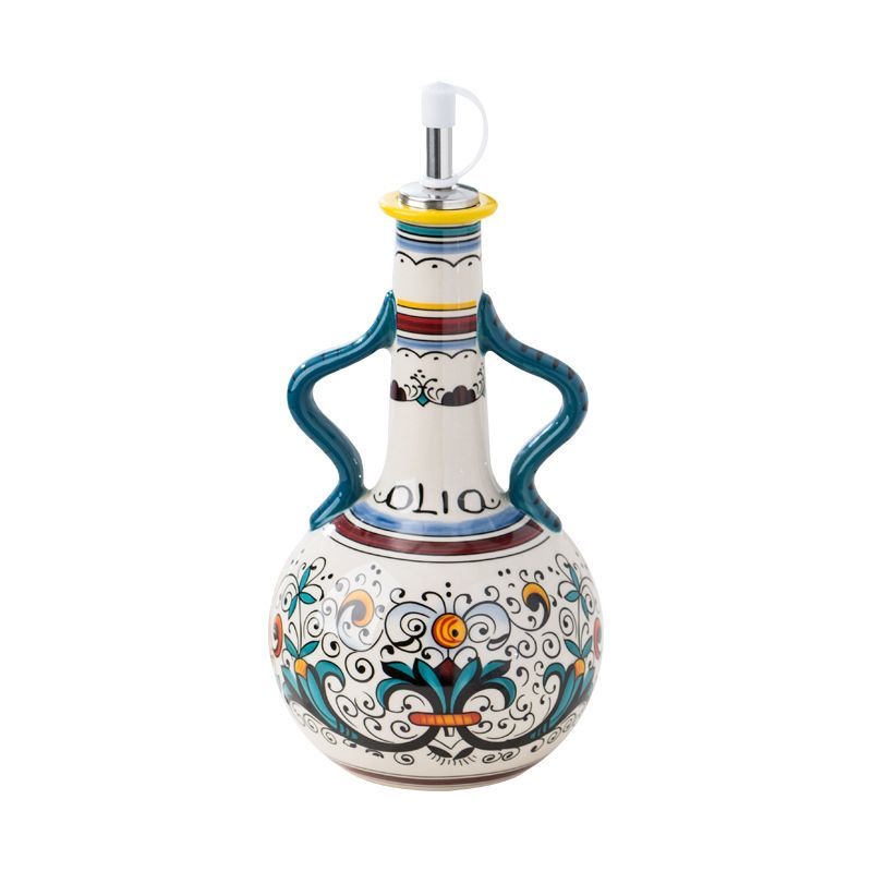 Korean Kitchen Gadgets - Dispenser Penyimpanan Minyak Bohemia Wadah Keramik