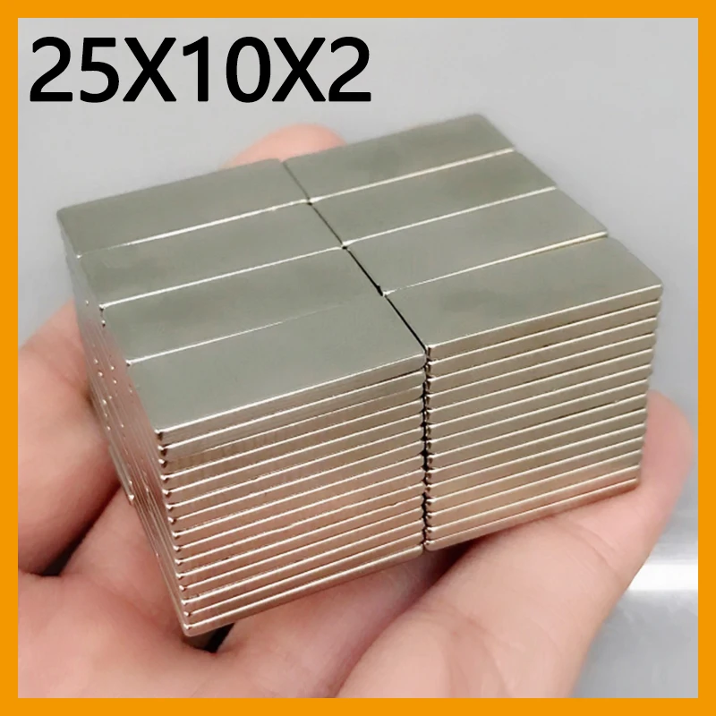 Kitchen Gadgets Under $10 - 5-200 Buah 25X10X2Mm Blok Magnet Kulkas