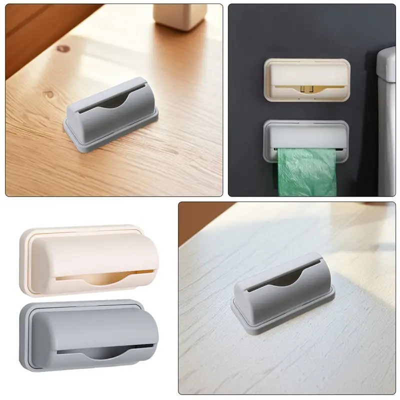 Kitchen Gadgets Storage - 1/2/3/4Pcs Dispenser Kantong Sampah Dinding, Organizer