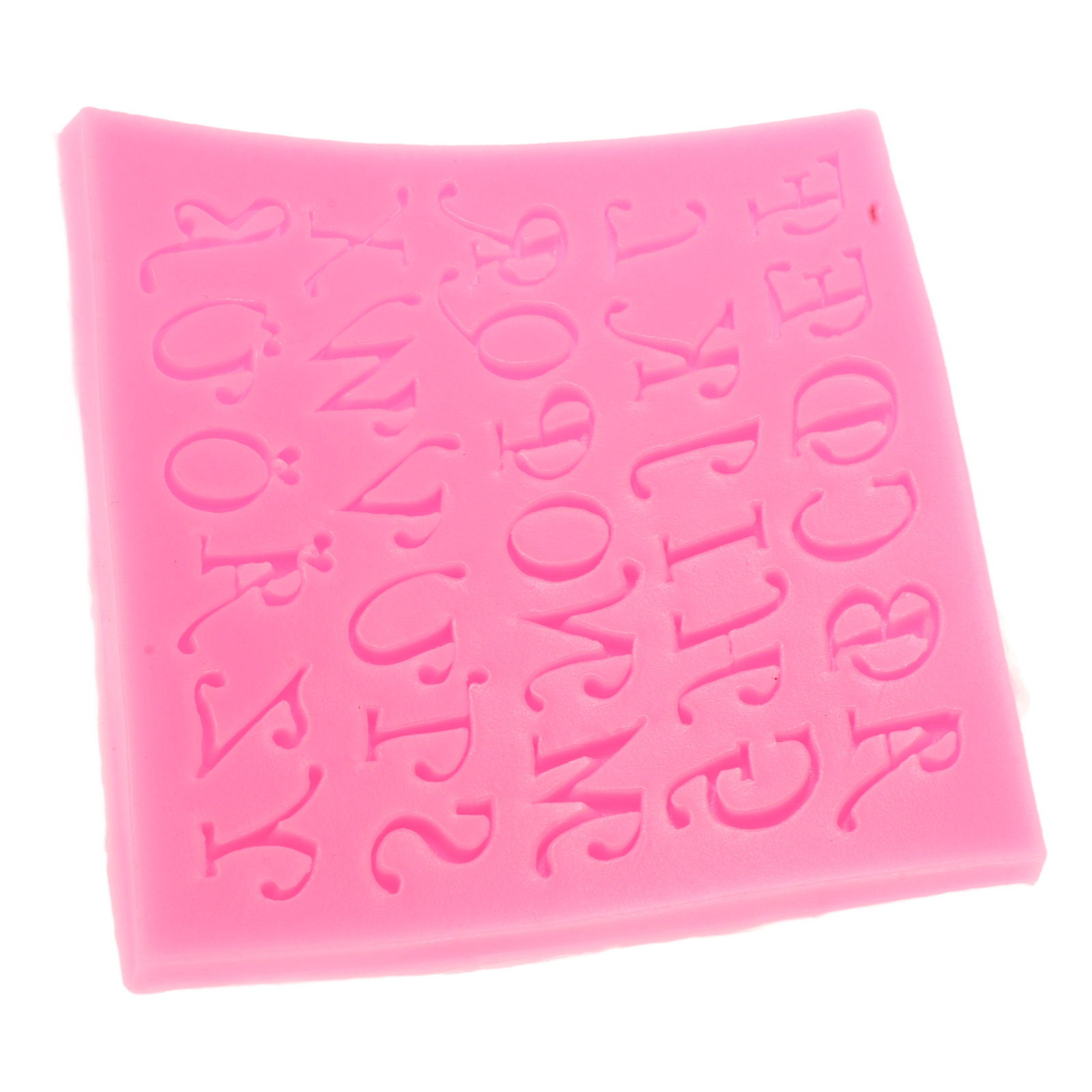 Silicone Mold Baking - Cetakan Silikon Alfabet untuk Membuat Hiasan