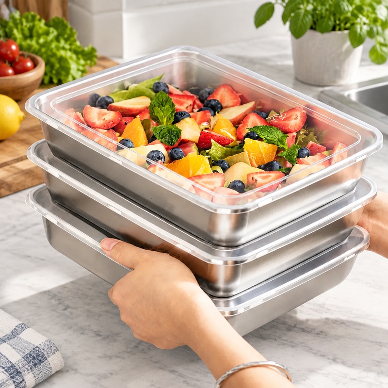 Kitchen Gadgets Storage - Set 3 Wadah Penyimpanan Makanan dari