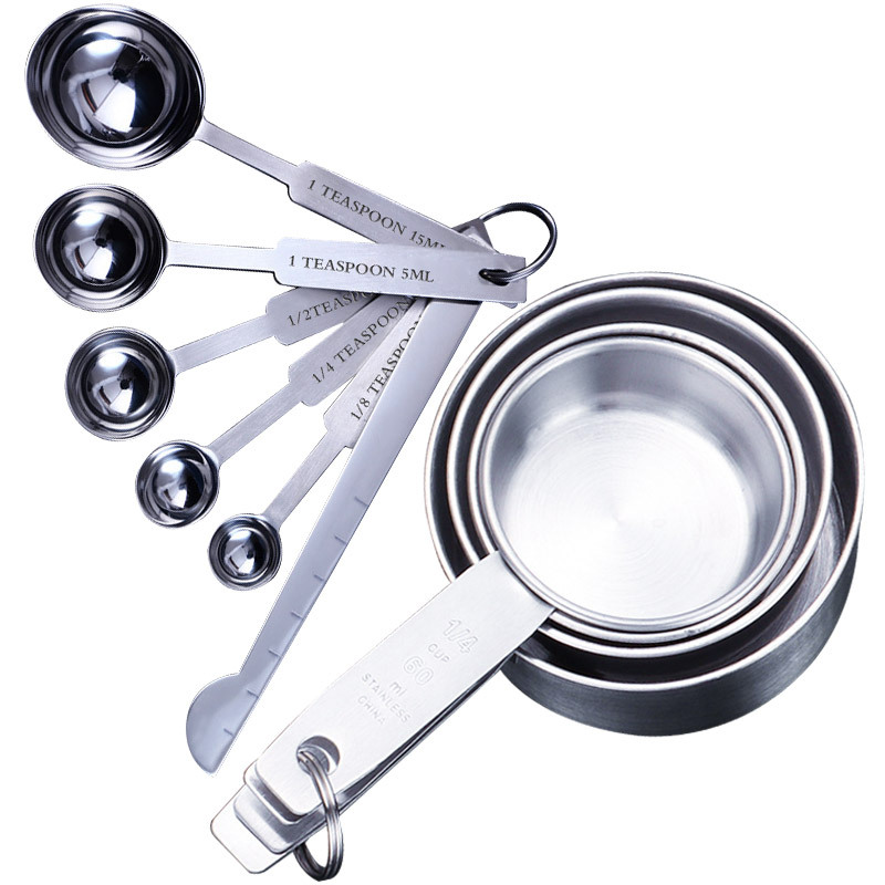 Kitchen Gadgets Under $10 - 8/10/11 buah cangkir pengukur Stainless Steel