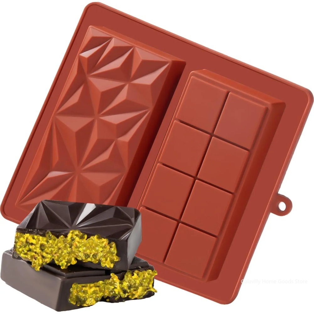 Silicone Mold Baking - Cetakan Cokelat Dubai Bentuk Batangan Pistachio,