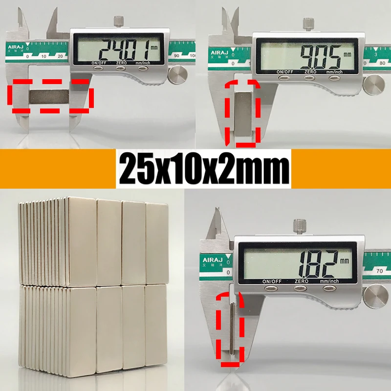 5-200 Buah 25X10X2Mm Blok Magn - Kitchen Gadgets Under $10 ulasan dan harga