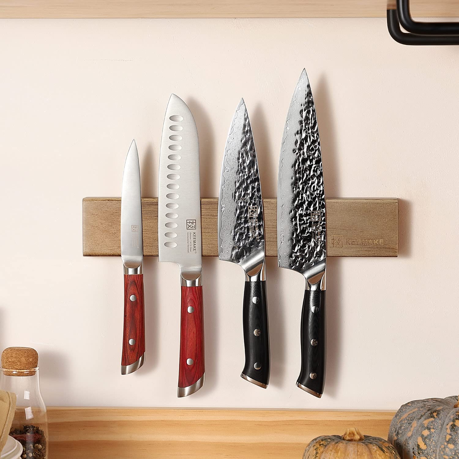 Keeforn pemegang pisau magneti - Magnetic Knife Strip ulasan dan harga