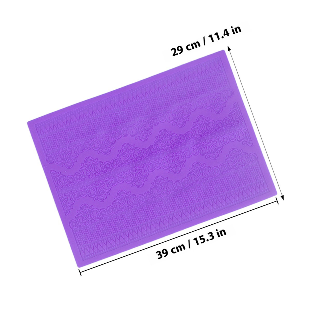 1 buah cetakan fondant renda k - Silicone Mold Baking ulasan dan harga