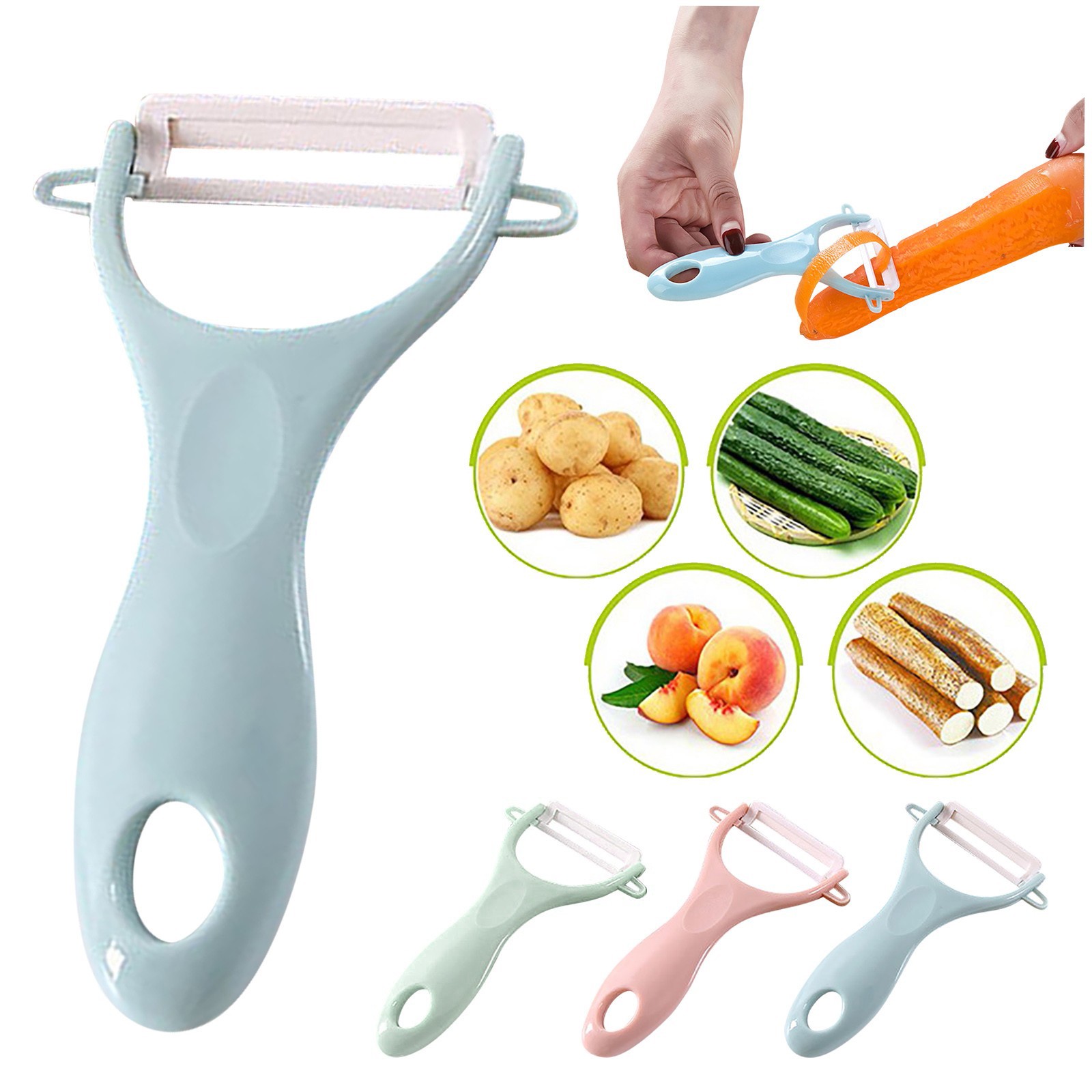 Keramik Kreatif Pengupas Prakt - Kitchen Gadgets Smart ulasan dan harga