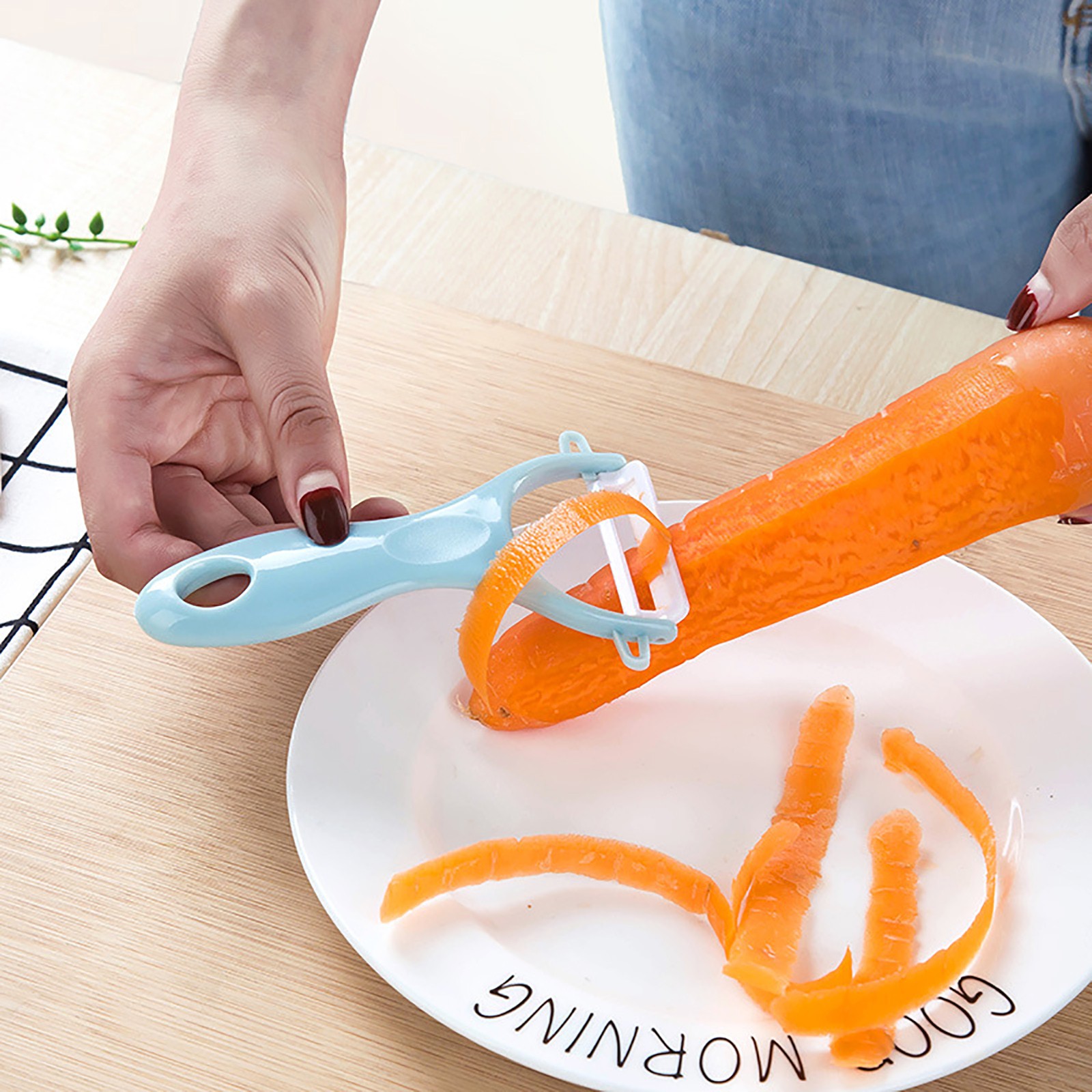 Keramik Kreatif Pengupas Prakt - Kitchen Gadgets Smart ulasan dan harga