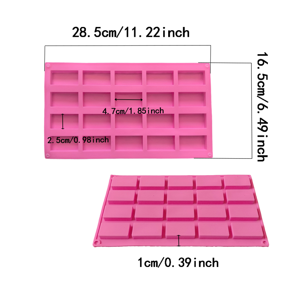 1 buah cetakan silikon persegi - Silicone Mold Baking ulasan dan harga