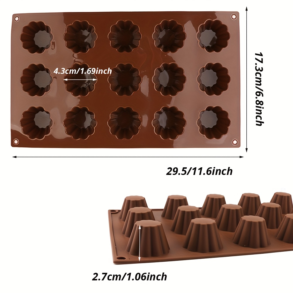 1 X Cetakan Kue Silikon 15 Lub - Silicone Mold Baking ulasan dan harga