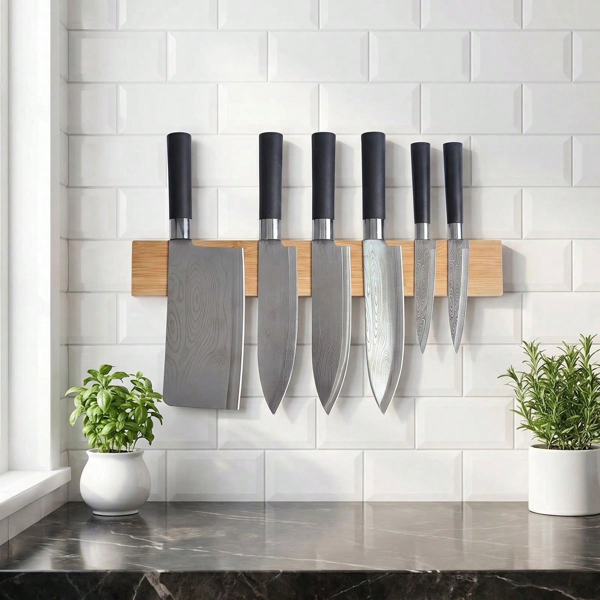 Penyangga Pisau Magnetik denga - Magnetic Knife Strip ulasan dan harga