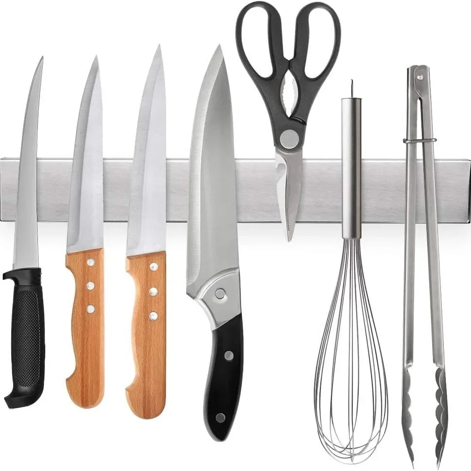 Rak penyimpanan pisau Stainles - Magnetic Knife Strip ulasan dan harga