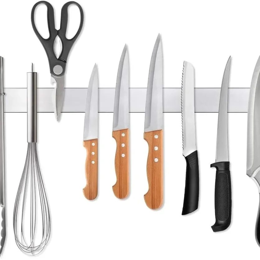 Rak penyimpanan pisau Stainles - Magnetic Knife Strip ulasan dan harga