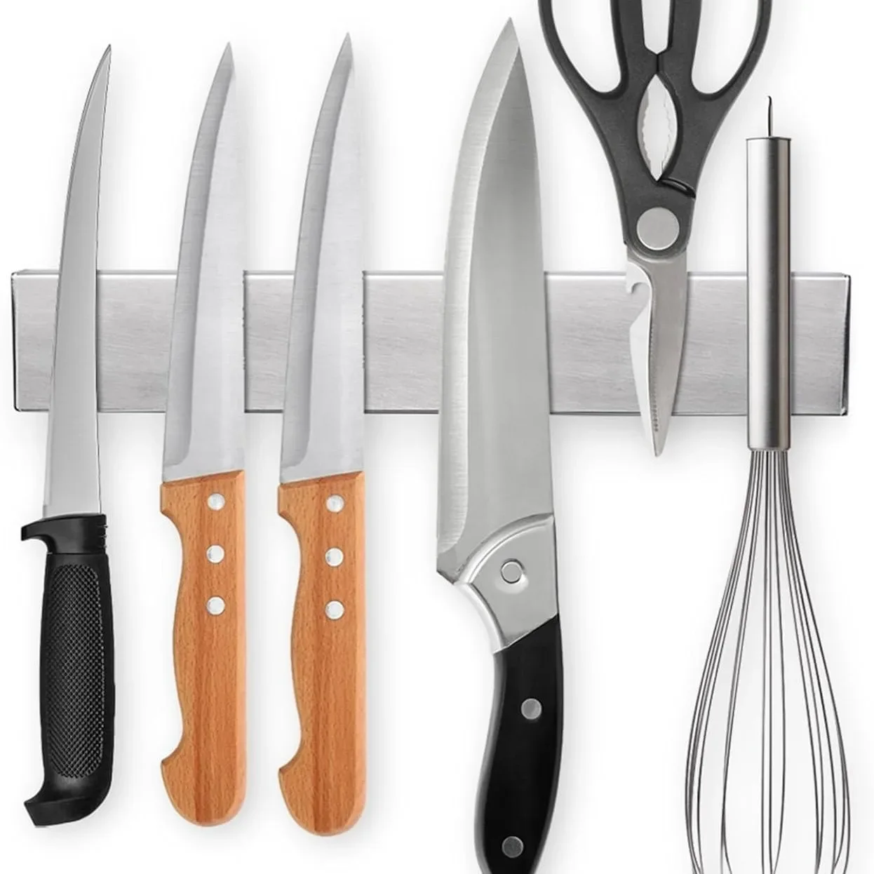 Rak penyimpanan pisau Stainles - Magnetic Knife Strip ulasan dan harga