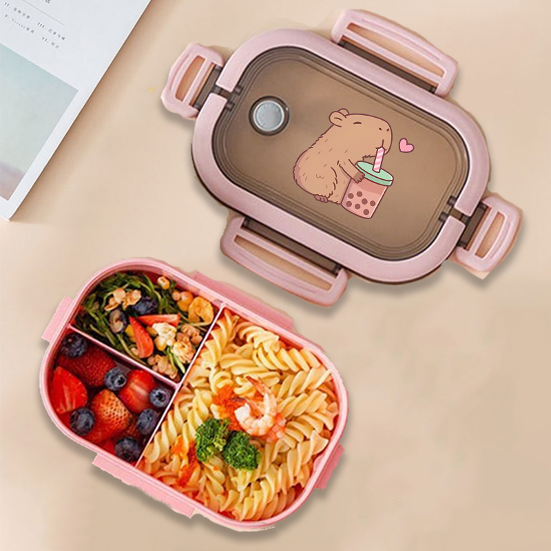 Kotak Makan Siang Bento Capyba - Kitchen Gadgets Storage ulasan dan harga