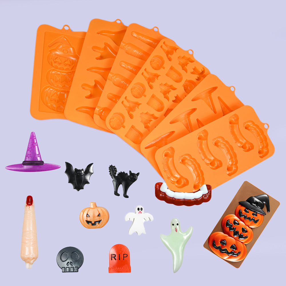 Cetakan Halloween Labu Tengkor - Silicone Mold Baking ulasan dan harga