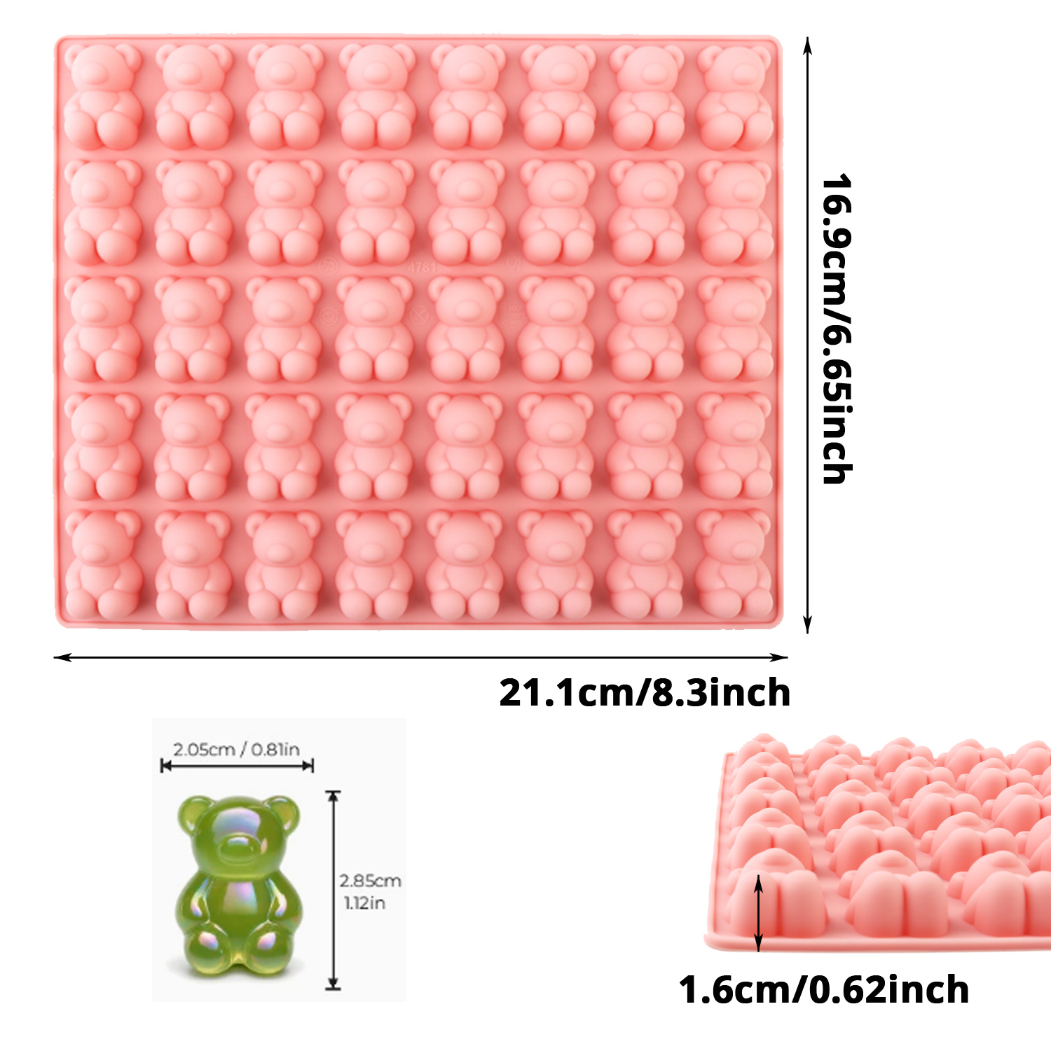 Cetakan Silikon Bentuk Beruang - Silicone Mold Baking ulasan dan harga