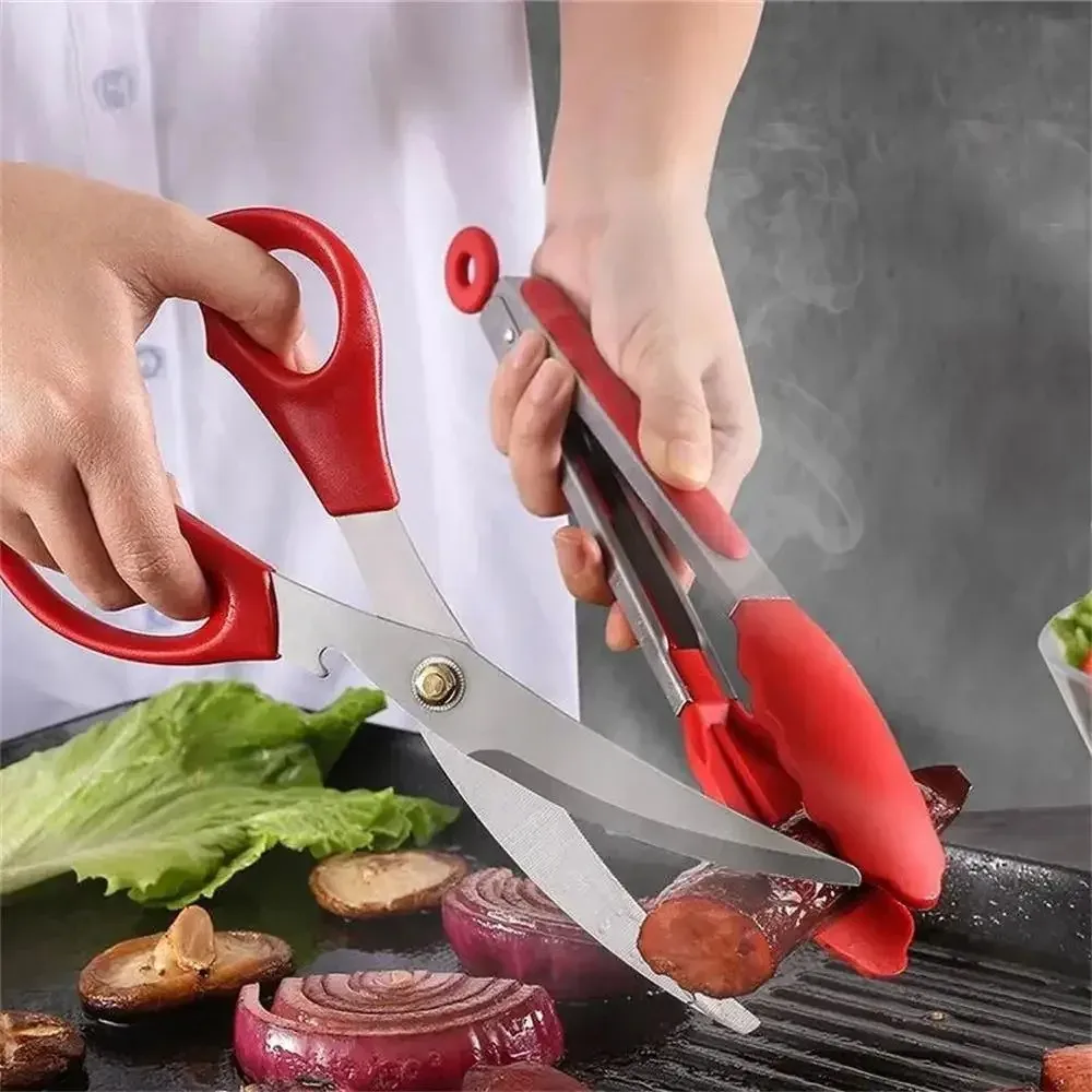 Set Gunting Barbekyu Baja Taha - Korean Kitchen Gadgets ulasan dan harga
