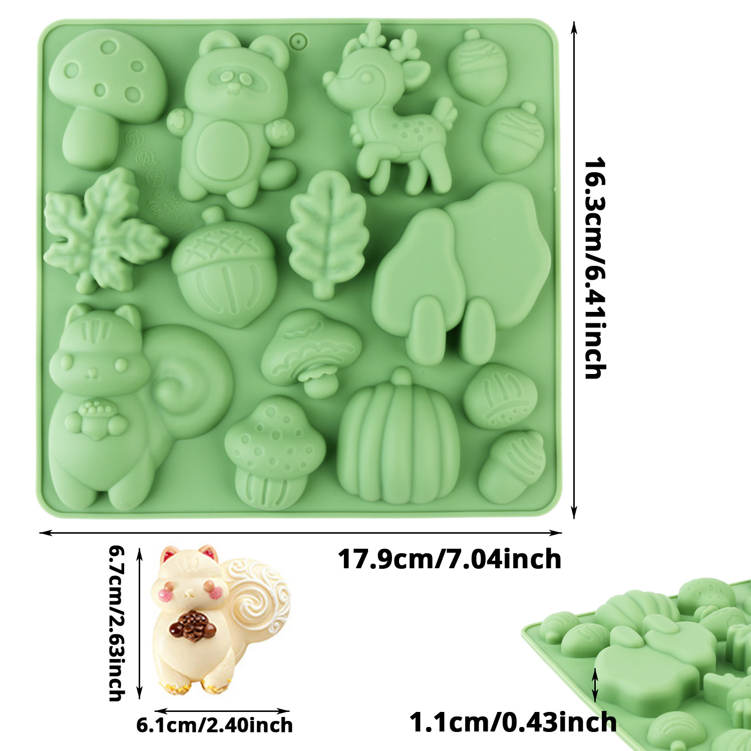 1 Cetakan Kue Silikon Berbentu - Silicone Mold Baking ulasan dan harga