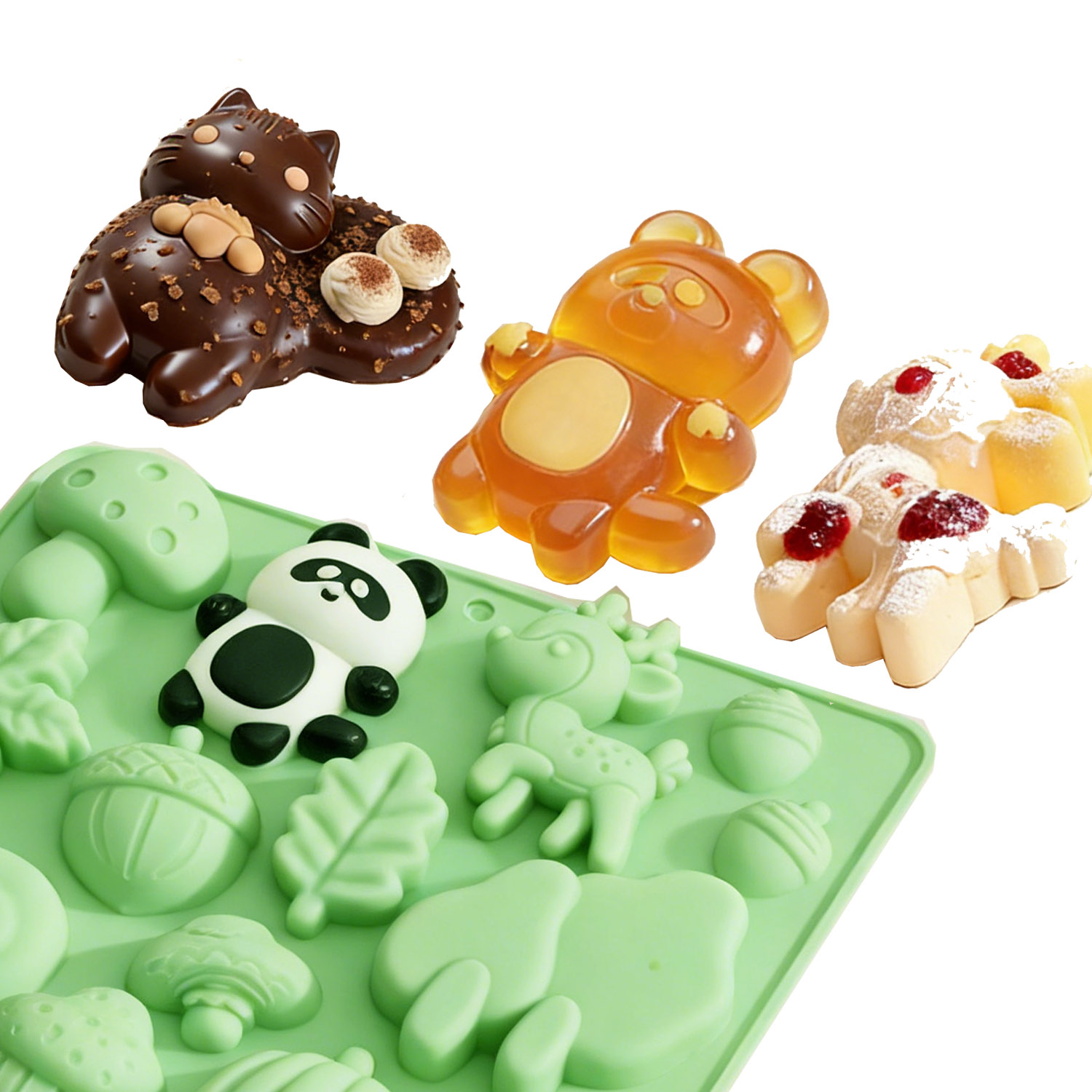 1 Cetakan Kue Silikon Berbentu - Silicone Mold Baking ulasan dan harga