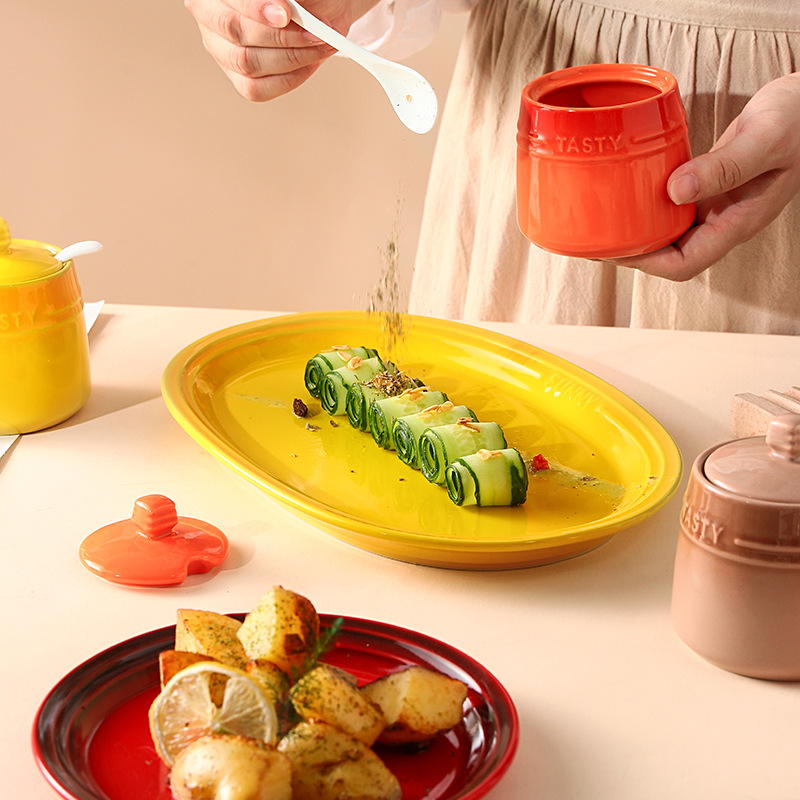 Es Krim keramik warna pelangi, - Korean Kitchen Gadgets ulasan dan harga