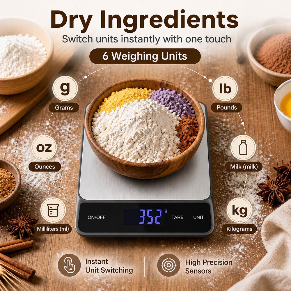 Timbangan Dapur Digital Tahan  - Kitchen Gadgets Smart ulasan dan harga